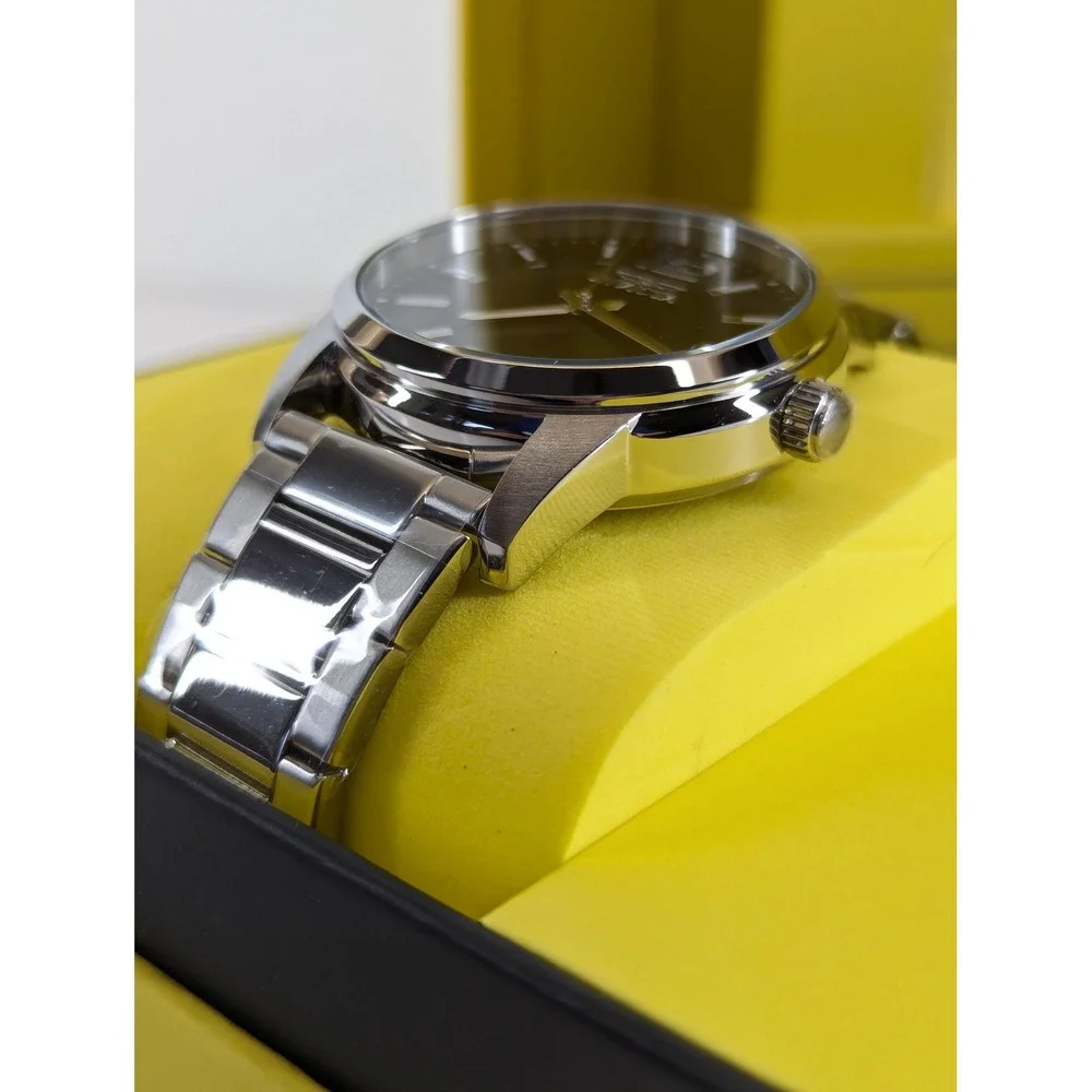 Invicta Celestial Kepler Mens Watch 48491 Black Dial 43mm Stainless Steel Quartz